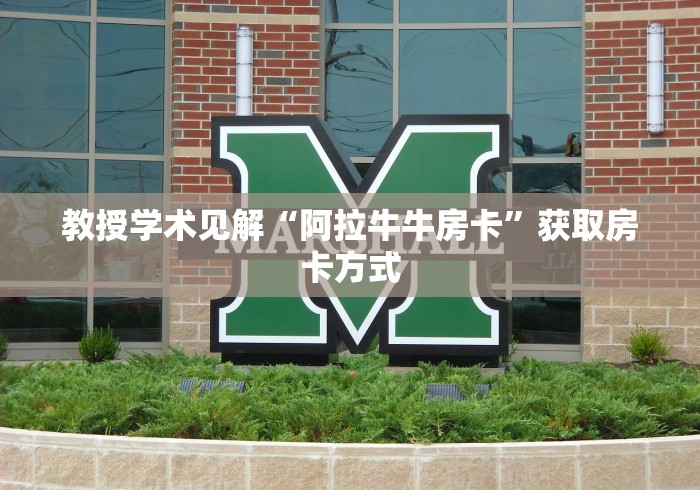 教授学术见解“阿拉牛牛房卡”获取房卡方式