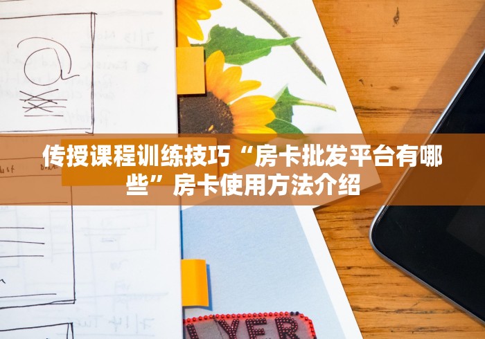 传授课程训练技巧“房卡批发平台有哪些”房卡使用方法介绍