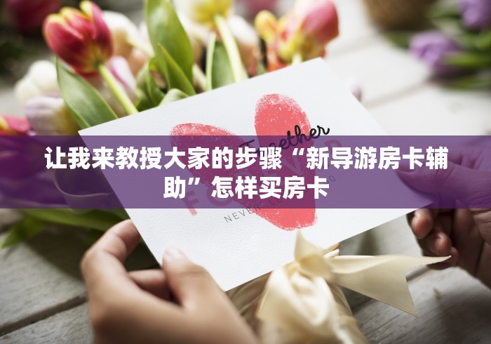 让我来教授大家的步骤“新导游房卡辅助”怎样买房卡