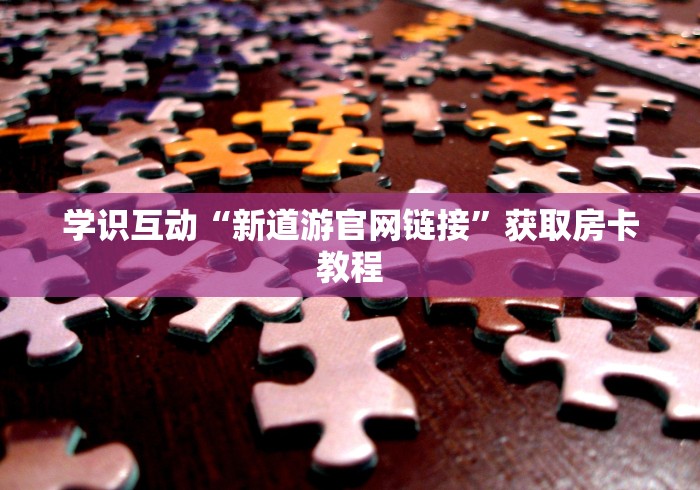 学识互动“新道游官网链接”获取房卡教程